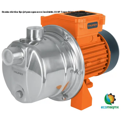 Bomba eléctrica tipo jet para agua acero inoxidable,1/2 HP