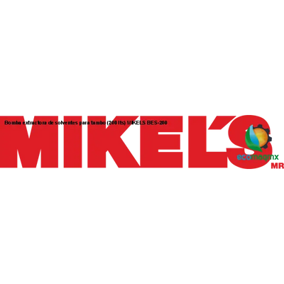 Bomba extractora de solventes para tambo (200 lts) MIKELS