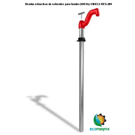 Bomba extractora de solventes para tambo (200 lts) MIKELS