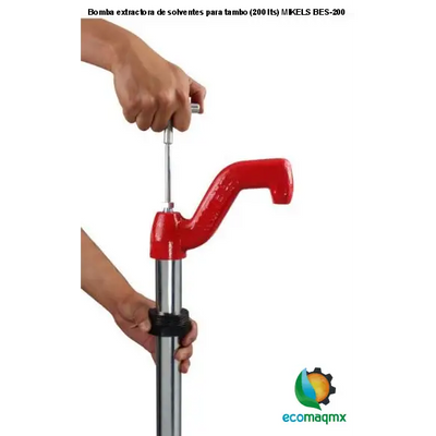 Bomba extractora de solventes para tambo (200 lts) MIKELS