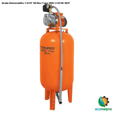 Bomba hidroneumática 1-1/2 HP 150 litros Truper