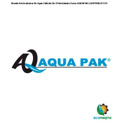 Bomba Recirculadora De Agua Caliente De 3 Velocidades Marca