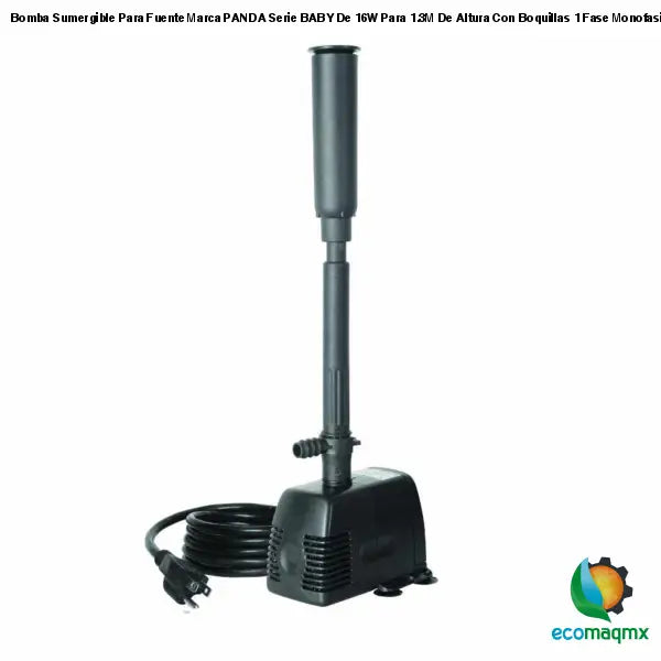 Bomba Sumergible Para Fuente Marca PANDA Serie BABY De 16W