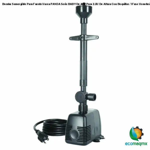 Bomba Sumergible Para Fuente Marca PANDA Serie BABY De 40W