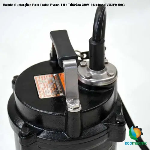 Bomba Sumergible Para Lodos Evans 1 Hp Trifásica 220V 9
