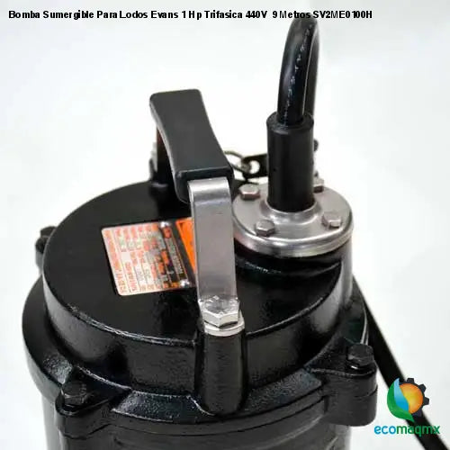 Bomba Sumergible Para Lodos Evans 1 Hp Trifasica 440V 9