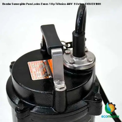 Bomba Sumergible Para Lodos Evans 1 Hp Trifasica 440V 9