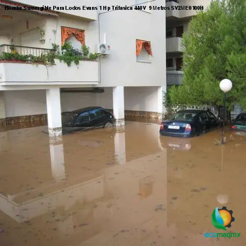 Bomba Sumergible Para Lodos Evans 1 Hp Trifasica 440V 9