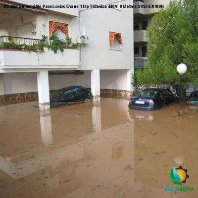 Bomba Sumergible Para Lodos Evans 1 Hp Trifasica 440V 9