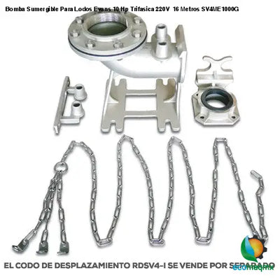 Bomba Sumergible Para Lodos Evans 10 Hp Trifasica 220V 16