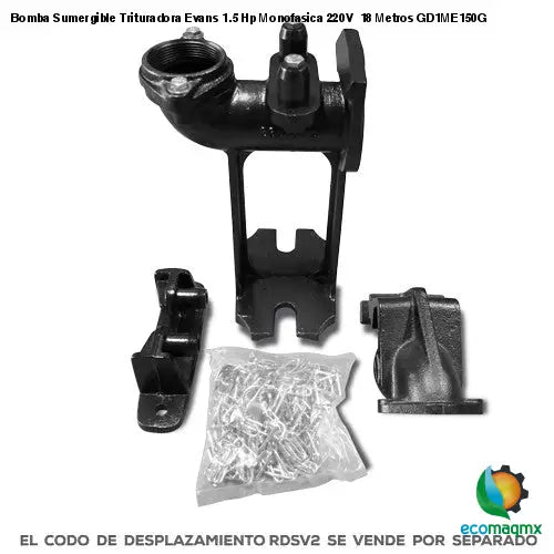 Bomba Sumergible Trituradora Evans 1.5 Hp Monofasica 220V 18