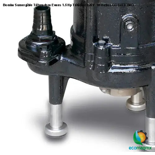 Bomba Sumergible Trituradora Evans 1.5 Hp Trifásico 220V 18