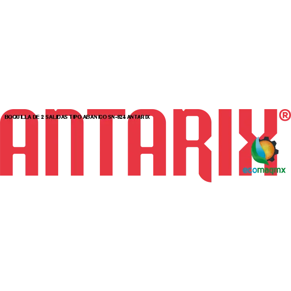 BOQUILLA DE 2 SALIDAS TIPO ABANICO SN-824 ANTARIX