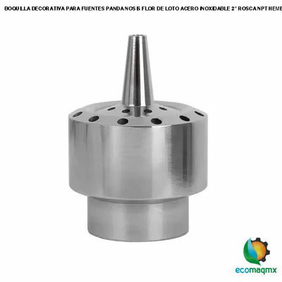 BOQUILLA DECORATIVA PARA FUENTES PANDA NOSIS FLOR DE LOTO