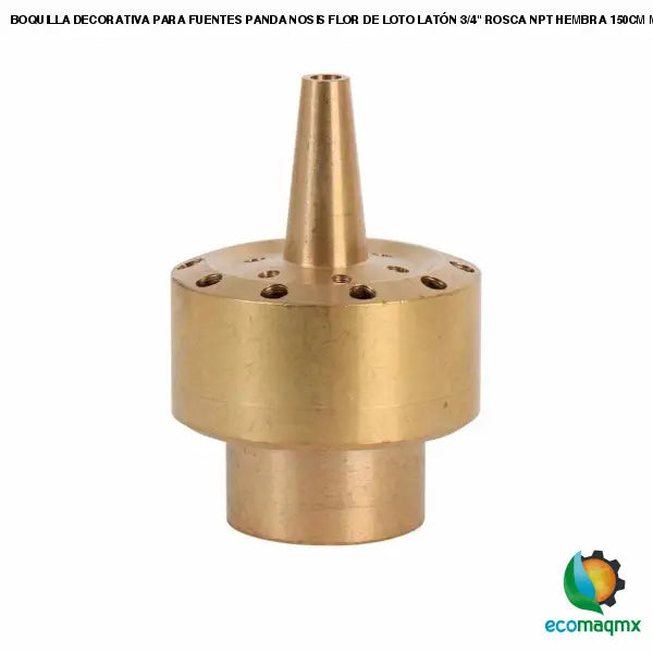 BOQUILLA DECORATIVA PARA FUENTES PANDA NOSIS FLOR DE LOTO