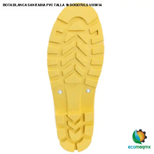 BOTA BLANCA SANITARIA PVC TALLA 10 DOGOTULS MU3014