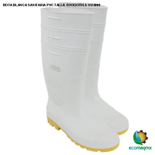 BOTA BLANCA SANITARIA PVC TALLA 5 DOGOTULS MU3009