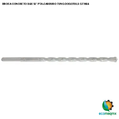 BROCA CONCRETO 3/4X 12 PTA.CARBURO TUNG DOGOTULS GT1024