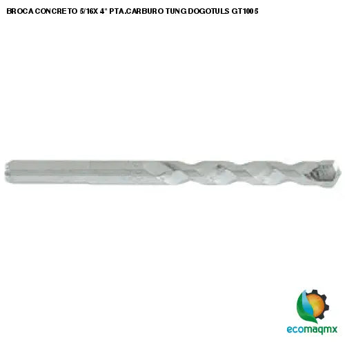 BROCA CONCRETO 5/16X 4 PTA.CARBURO TUNG DOGOTULS GT1005