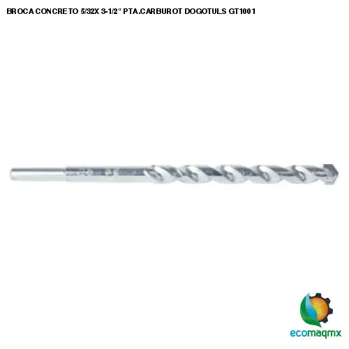 BROCA CONCRETO 5/32X 3-1/2 PTA.CARBUROT DOGOTULS GT1001