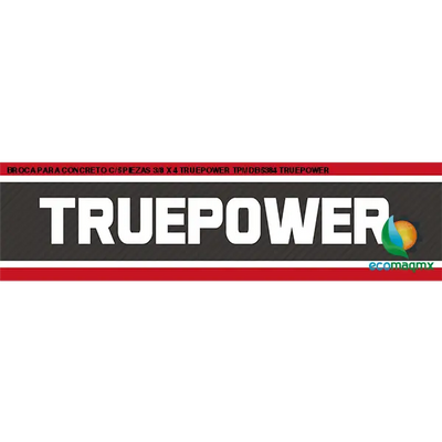 BROCA PARA CONCRETO C/5 PIEZAS 3/8 X 4 TRUEPOWER TPMDB5384