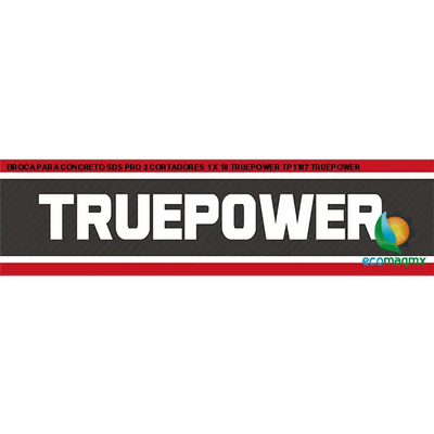 BROCA PARA CONCRETO SDS PRO 2 CORTADORES 1 X 18 TRUEPOWER