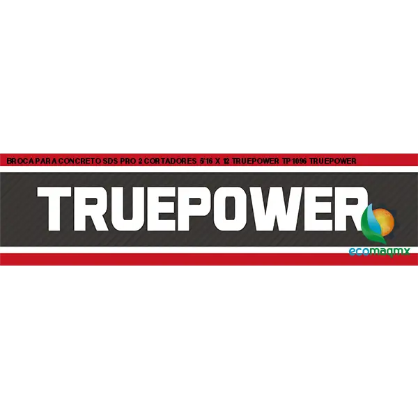 BROCA PARA CONCRETO SDS PRO 2 CORTADORES 5/16 X 12 TRUEPOWER