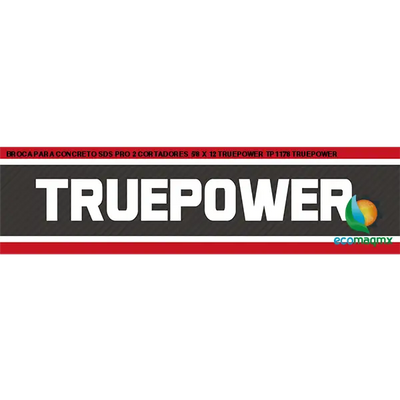 BROCA PARA CONCRETO SDS PRO 2 CORTADORES 5/8 X 12 TRUEPOWER