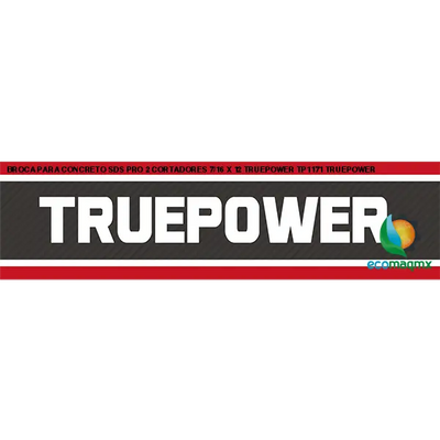 BROCA PARA CONCRETO SDS PRO 2 CORTADORES 7/16 X 12 TRUEPOWER