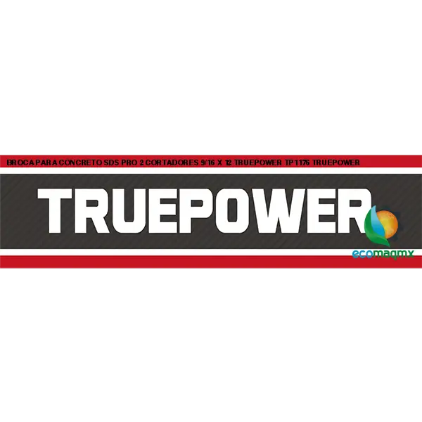 BROCA PARA CONCRETO SDS PRO 2 CORTADORES 9/16 X 12 TRUEPOWER