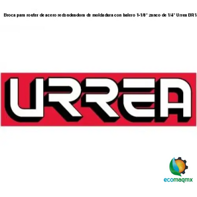 Broca para router de acero redondeadora de moldadura con