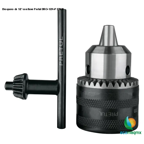 Broquero de 1/2’ con llave Pretul BRO-1/2N-P 27038