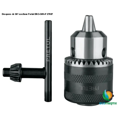 Broquero de 3/8’ con llave Pretul BRO-3/8N-P 27037