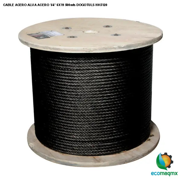 CABLE ACERO ALMA ACERO 1/4 6X19 500mts DOGOTULS HK5120