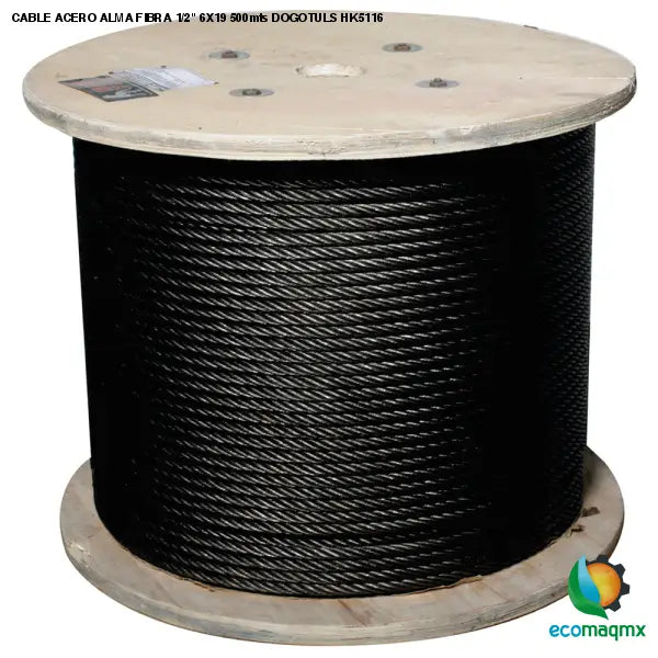 CABLE ACERO ALMA FIBRA 1/2 6X19 500mts DOGOTULS HK5116