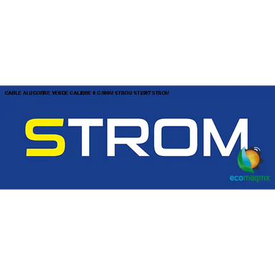 CABLE ALUCOBRE VERDE CALIBRE 8 C/500M STROM ST2507 STROM