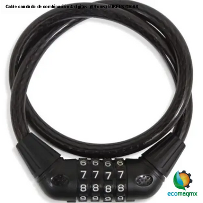 Cable candado de combinación 4 dígitos (65 cms) MIKELS CB-65