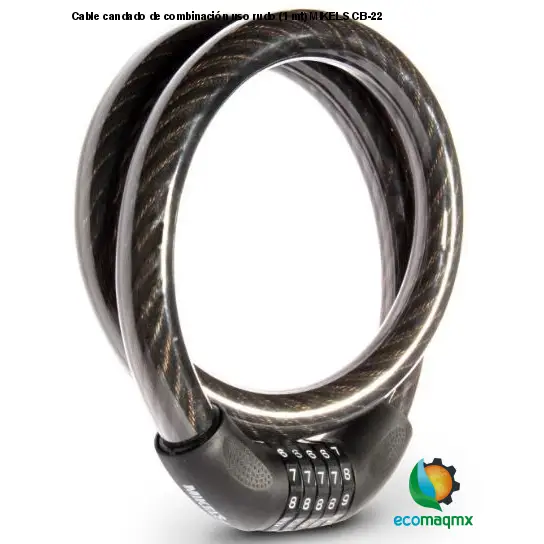 Cable candado de combinación uso rudo (1 mt) MIKELS CB-22