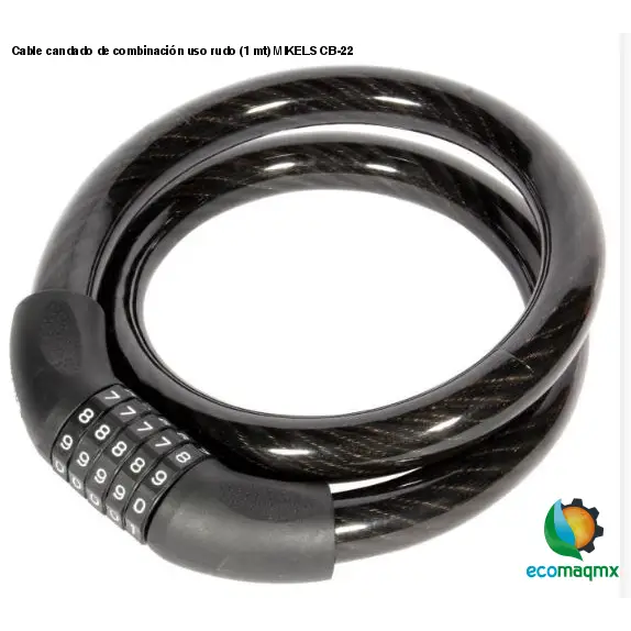 Cable candado de combinación uso rudo (1 mt) MIKELS CB-22
