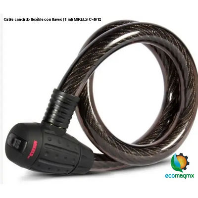 Cable candado flexible con llaves (1 mt) MIKELS C-4612