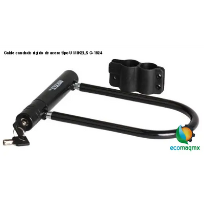 Cable candado rígido de acero tipo U MIKELS C-1824