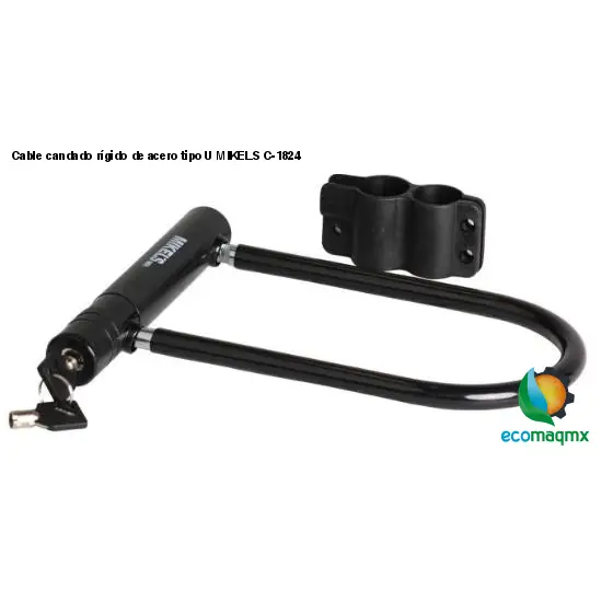 Cable candado rígido de acero tipo U MIKELS C-1824
