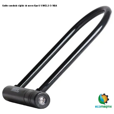 Cable candado rígido de acero tipo U MIKELS C-1824