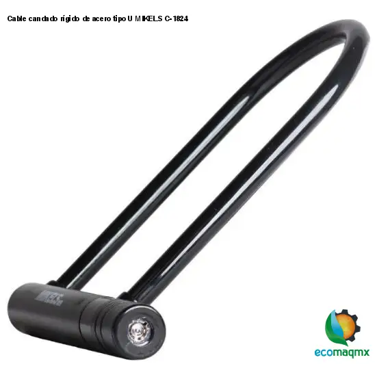 Cable candado rígido de acero tipo U MIKELS C-1824