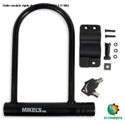 Cable candado rígido de acero tipo U MIKELS C-1824