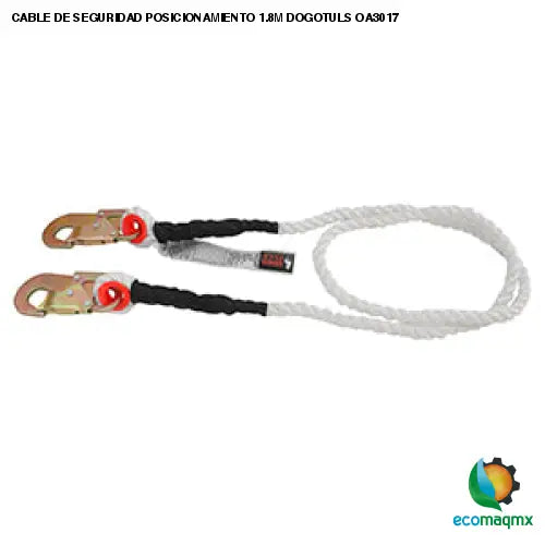 CABLE DE SEGURIDAD POSICIONAMIENTO 1.8M DOGOTULS OA3017