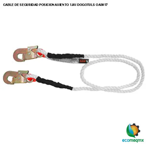 CABLE DE SEGURIDAD POSICIONAMIENTO 1.8M DOGOTULS OA3017