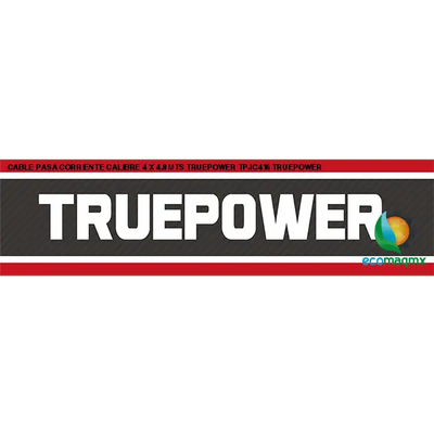 CABLE PASA CORRIENTE CALIBRE 4 X 4.8 MTS TRUEPOWER TPJC416