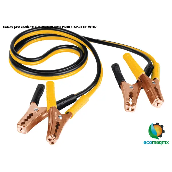 Cables pasa corriente 2 m 125 A 10 AWG Pretul CAP-2010P