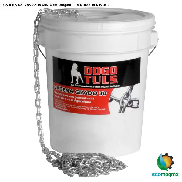 CADENA GALVANIZADA 5/16G-30 50kgCUBETA DOGOTULS IN5019